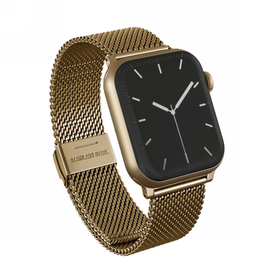 BURGA Metal Mesh Elegance - bransoleta do Apple Watch 38-42 mm (gold)