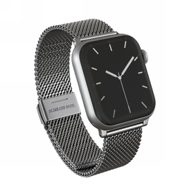 BURGA Metal Mesh Elegance - bransoleta do Apple Watch 38-42 mm (silver)