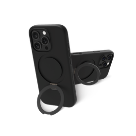 dbramante1928 Iceland Ultra D3O MS Kick - obudowa ochronna z podstawką do iPhone 16 Pro kompatybilna z MagSafe (black)