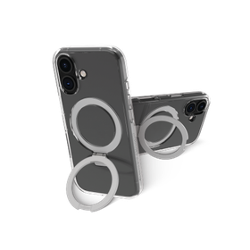 dbramante1928 Iceland Ultra D3O MS Kick - obudowa ochronna z podstawką do iPhone 16 kompatybilna z MagSafe (clear)
