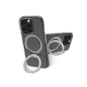 dbramante1928 Iceland Ultra D3O MS Kick - obudowa ochronna z podstawką do iPhone 16 Pro Max kompatybilna z MagSafe (clear)