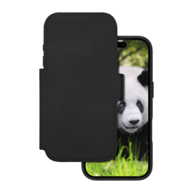dbramante 1928 Lynge MS - skórzane etui do iPhone 17 Pro kompatybilne z MagSafe (black)