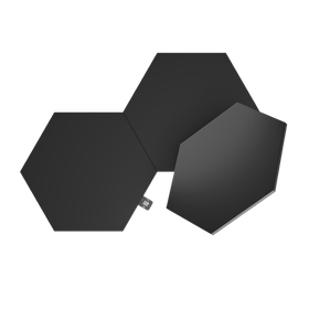 Nanoleaf Shapes Hexagons Expansion Pack - dodatkowe panele świetlne (3 panele świetlne) (black)