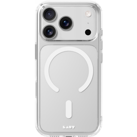 Laut Crystal Fluro - etui do iPhone 18 Pro / 17 Pro kompatybilne z MagSafe (clear light gray)