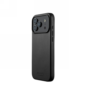 Mujjo Leather Case - etui skórzane do iPhone 18 Pro / 17 Pro kompatybilne z MagSafe (black)
