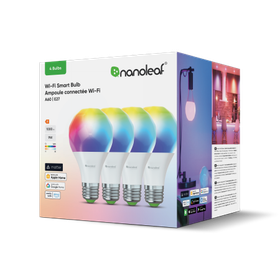 Nanoleaf Essentials Smart Bulbs - zestaw 4 żarówek A60-E27 (Wi-Fi)