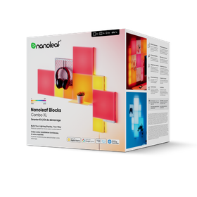 Nanoleaf Blocks Combo XL Starter Kit - panele świetlne (10 sztuk, 1 kontroler)