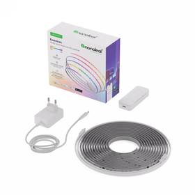 Nanoleaf Essentials Smart Multicolour HD Lightstrip Starter Kit - taśma ledowa 5m, 550 Lm 18W 2700K-6500K, kontroler w zestawie (technologia Matter)