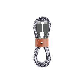 Native Union Belt Cable - kabel USB-C - USB-C, 1,2 m (zebra)