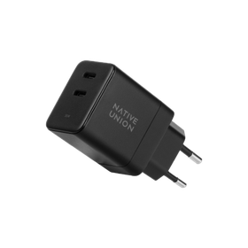 Native Union Fast GaN Charger - ładowarka 35W PD, 2x USB-C (black)