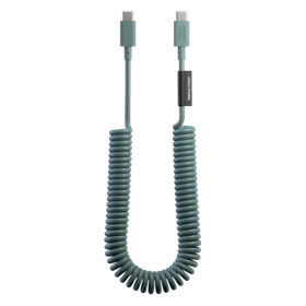 Native Union Pop Cable - kabel USB-C - USB-C, 2,4 m 60W (slate green)