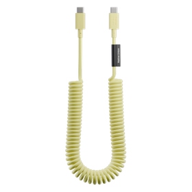 Native Union Pop Cable - kabel USB-C - USB-C, 2,4 m 60W (lemon)