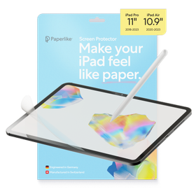 Paperlike 3.0 - folia ochronna imitująca papier do iPad Pro 11" 1/2/3/4G oraz iPad Air 10.9" 4/5G (2szt.)