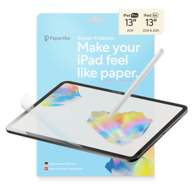 Paperlike 3.0 - folia ochronna imitująca papier do iPad Pro 13" (2024 M4 - 2025 M5) oraz iPad Air 13" (2024 M2 - 2026 M4) (2szt.)
