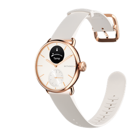 Withings Scanwatch 2 - zegarek z funkcją EKG, pomiarem pulsu i SPO2 oraz mierzeniem aktywności fizycznej i snu (38mm, rose gold)