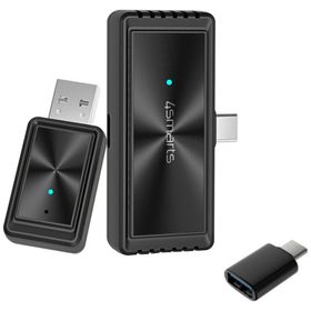 Adapter samochodowy 4smarts transmiter Screen Mirroring CarPlay czarny