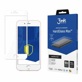 Szkło hartowane 3MK HardGlass Max do     Apple iPhone 6 Plus biały