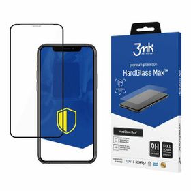 Szkło hartowane 3MK HardGlass Max do     Apple iPhone Xr czarny