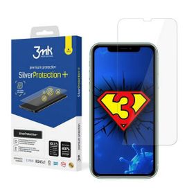 Folia antymikrobowa 3MK                  SilverProtection+ do Apple iPhone 11/iPhone Xr