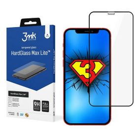 3MK HardGlass Max Lite iPhone 12 Mini5,4" czarny/black