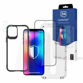 3MK Comfort Set 4in1 iPhone 12 6.1"Zestaw akcesoriów ochronnych 4w1