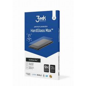 Szkło hartowane 3MK HardGlass Max do     Apple iPhone 15 czarny