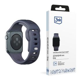 3MK Silicone Watch Strap szary/greydla Apple Watch 42/44/45/49mm