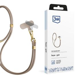 3MK EasyClip Elite Taupe (gold)Smycz do telefonu