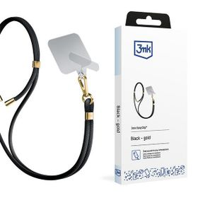 3MK EasyClip Black (gold)Smycz do telefonu