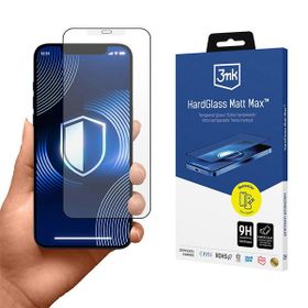 Szkło hartowane 3MK HardGlass Matt Max   do Apple iPhone 13/13 Pro/14/16e/17e