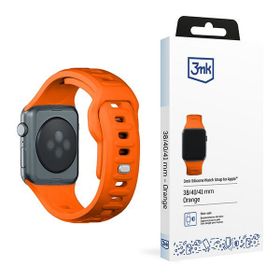 3MK Silicone Watch Strap pomarańczowy/orange dla Apple Watch 38/40/41mm