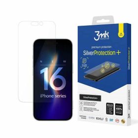 3MK SilverProtect+ iPhone 16 Plus 6.7" Folia Antymikrobowa montowana na mokro