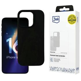 Etui 3MK Silicone Case do Apple iPhone   16 Pro Max czarny