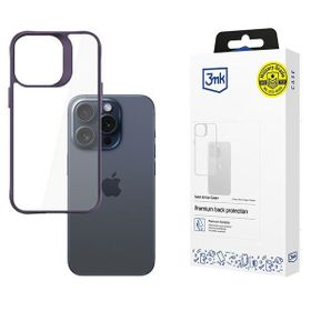 Etui 3MK Satin Armor Case+ do Apple      iPhone 15 Pro fioletowy