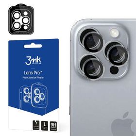 Ochrona na obiektyw aparatu 3MK Lens     Protection Pro do Apple iPhone 16 Pro/ 16 Pro Max Transparent