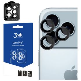 Ochrona na obiektyw aparatu 3MK Lens     Protection Pro do Apple iPhone 17 Pro / 17 Pro Max czarny
