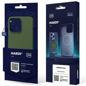 Etui 3MK Hardy Case MagSafe do Apple     iPhone 15 Plus / 14 Plus zielony