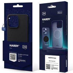 Etui 3MK Hardy Case MagSafe do Apple     iPhone 15 Plus / 14 Plus grafitowy