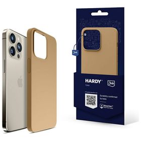 3MK Hardy Case iPhone 15 Pro Max 6.7"ciemnozłoty/dark gold MagSafe