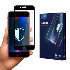 3MK Hardy iPhone 7/8/SE 2020/2022utwardzone chemicznie szkło czarny/black
