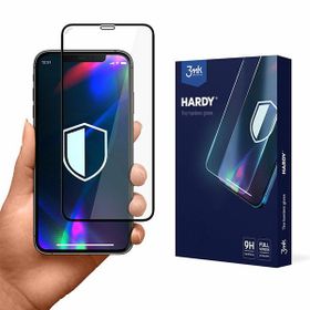 3MK Hardy iPhone XR/11utwardzone chemicznie szkło czarny/black