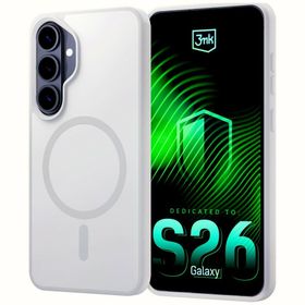 Etui 3MK Smoke MagCase do Samsung Galaxy S26+ biały
