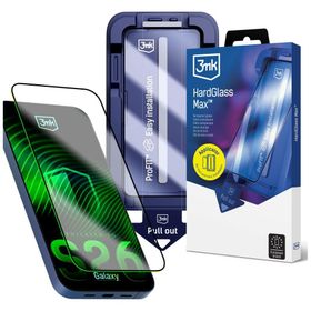 Szkło hartowane 3MK HardGlass Max z aplikatorem do Samsung Galaxy S26