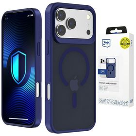 Etui 3MK Smoke MagCase do Apple iPhone   17 Pro Max niebieski