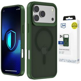 Etui 3MK Smoke MagCase do Apple iPhone   17 Pro zielony