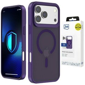 Etui 3MK Smoke MagCase do Apple iPhone   17 Pro Max fioletowy