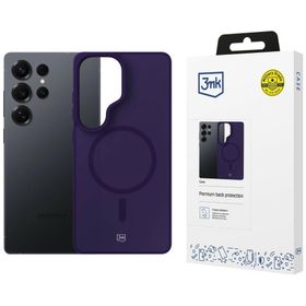 Etui 3MK Smoke MagCase do Samsung Galaxy S25 Ultra fioletowy