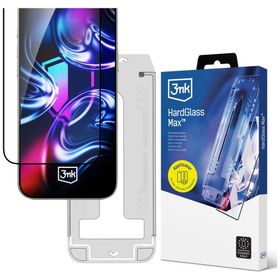 Szkło hartowane 3MK HardGlass Max z aplikatorem do Samsung Galaxy S26 Ultra czarny