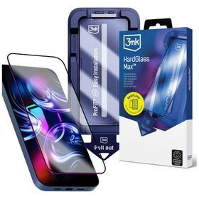 Szkło hartowane 3MK HardGlass Max z aplikatorem do Samsung Galaxy S24/S25