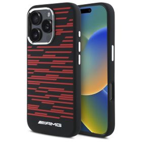 AMG AMHMP16L24SSRRK iPhone 16 Pro 6.3"   czarny/black hardcase Silicone Graphics MagSafe